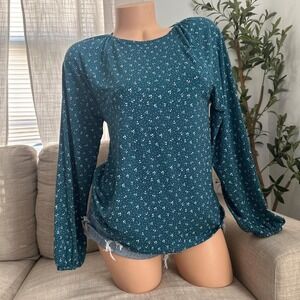 Banana republic floral blouse